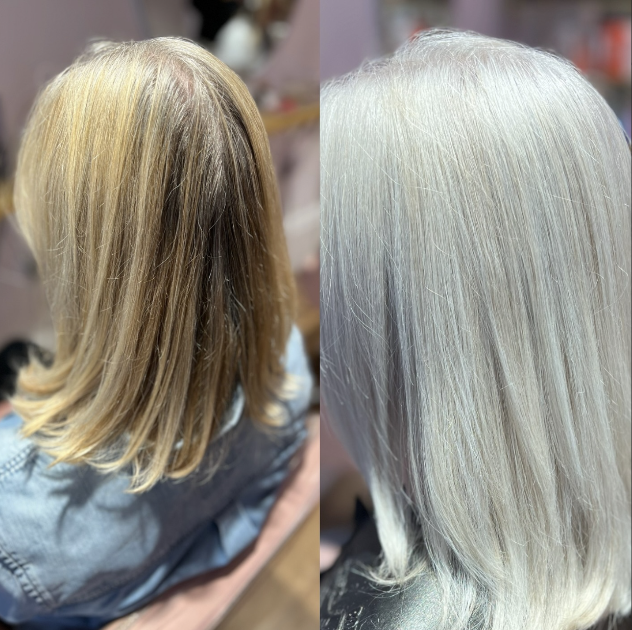 Blonde colour transformation
